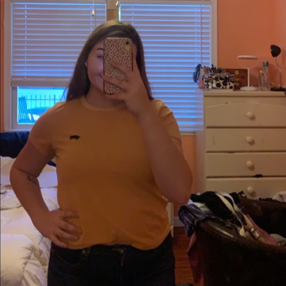 Burnt orange vans shirt